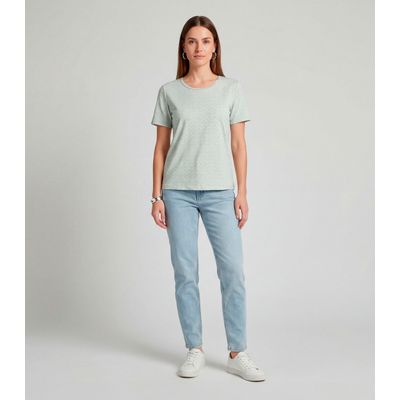 Blusa Feminina Básica Infinita Cor Verde P / Verde