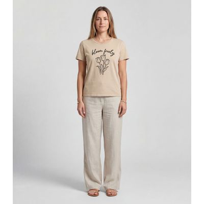 Blusa Feminina em Malha Visco Infinita Cor Marrom P / Marrom