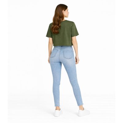 Blusa Feminina Básica Malha Suplex Infinita Cor Verde G / Verde