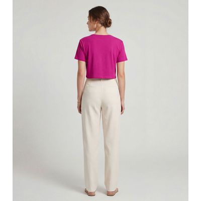 Blusa Feminina em Molecotton Viscose Infinita Cor Rosa P / Rosa