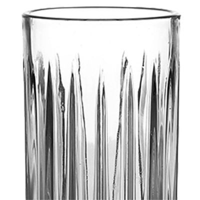 Jogo 6 Copos Altos Soho Cristal 390ml 15cm Água Suco Servir Mesa Posta Elegante