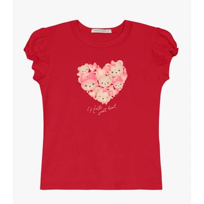 Blusa Feminina em Cotton Leve Trick Nick Vermelho 3 / Vermelho