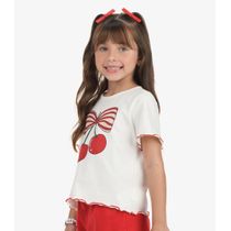 Blusa Feminina Cotton Rovi Kids Bege