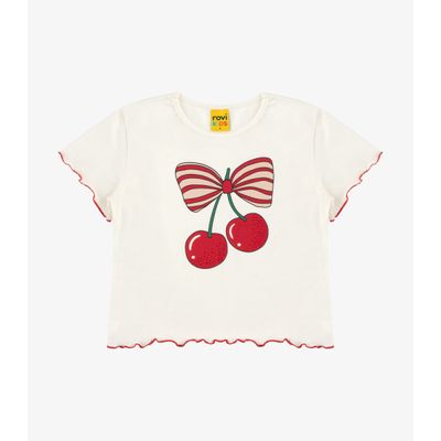 Blusa Feminina Cotton Rovi Kids Bege 8 / Bege