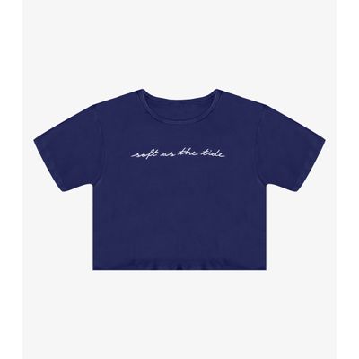 Blusa Feminina em Molecotton Viscose Infinita Cor Azul M / Azul