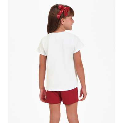 Blusa Cotton Leve Feminia Trick Nick Branco 2 / Branco