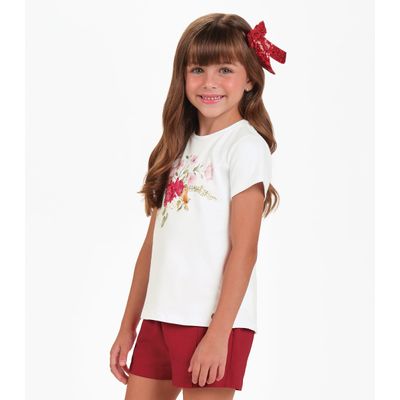 Blusa Cotton Leve Feminia Trick Nick Branco 3 / Branco