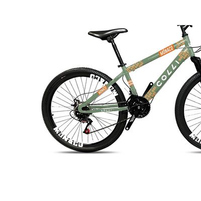 Bicicleta Colli Mônaco Aro 26 Freio a disco Quadro 13,5 - Verde Militar Verde Militar