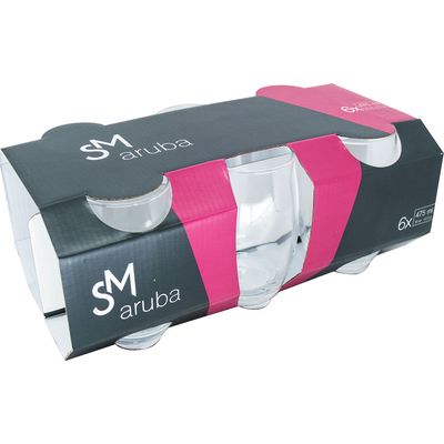 Conjunto 6 Copos 465ml SM Aruba Única