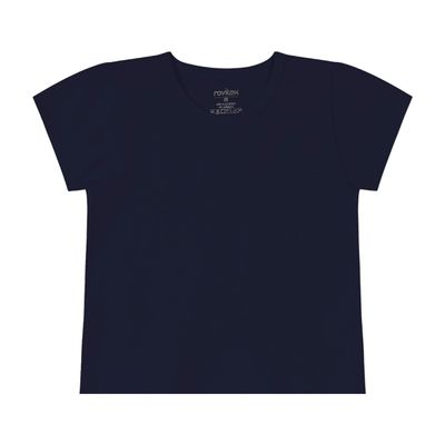 Blusa Básica Infantil Cotton Leve Rovi Kids Azul 2 / Azul