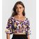 Blusa Cropped Feminina Estampada Endless Roxo P / Roxo