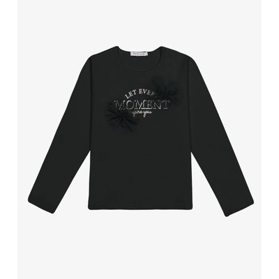 Blusa Feminina Cotton Trick Nick Preto 1 / Preto
