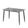 Kit Mesa de Jantar Tampo Granito com 4 Cadeiras 120cm Caemmun Cinza
