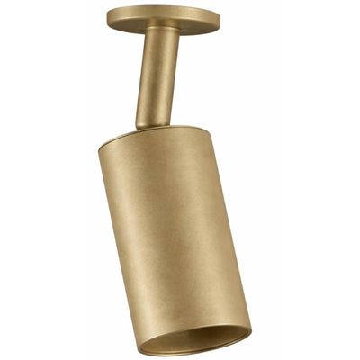 Spot de Teto em Alumínio Dourado Redondo Luminária Interna de Sobrepor Bivolt Neo Dital