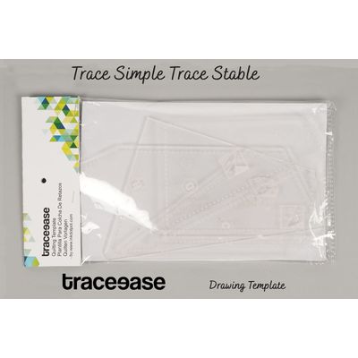 5 Peças Molde Multi Formas 23 cm x 23 cm para Patchwork/Aplique, Espessura 0,3 cm - Traceease Amarelo