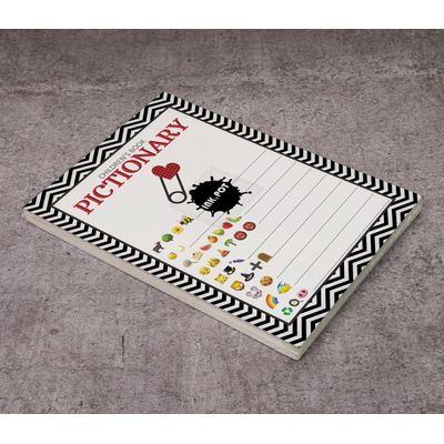 Pacote 50 Coleção Chá de Bebê para Menina: Livros Infantis, Jogos Pictionary, Atividades, Decorações e Itens de Festa Joaninha - Inkdotpot 12,7 Cm × 17,78 Cm / Branco