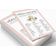 Pacote 50 Unid., Coleção Chá de Bebê para Menina, Jogos "O Que Tem Na Sua Bolsa", Atividades, Decorações e Itens Tema Unicórnio - Inkdotpot 12,7 Cm × 17,78 Cm / Branco