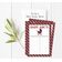 Pacote com 50, Coleção Chá de Bebê para Menina, Jogo ABC, Jogos Divertidos, Atividades e Decorações Tema Joaninha - Inkdotpot 12,7 Cm × 17,78 Cm / Branco