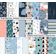 25 Folhas Tema Inverno Papel Scrapbook Lado Único Cartão Colorido para Scrapbooking/DIY Fundo Decorativo para Cartões e Diário - Inkdotpot 30,48 Cm × 30,48 Cm / Multicolorido