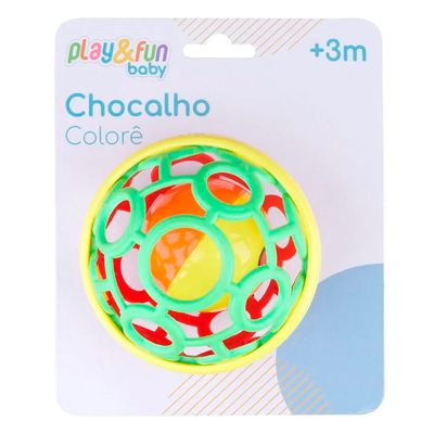 Chocalho Baby Bolinha Colore CV233242 PF