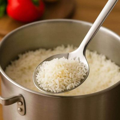 Kit 2 Colheres de Arroz Grande 47cm Inox Profissional Cozinha Restaurante Servir Buffet Weck