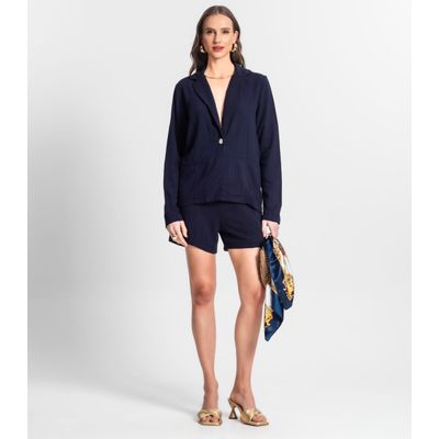 Blazer De Linho Strong Feminino Endless Azul P / Azul