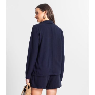 Blazer De Linho Strong Feminino Endless Azul P / Azul