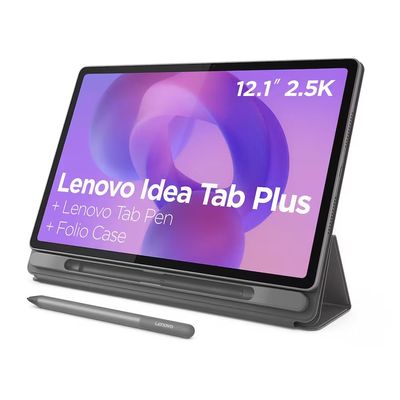 Notebook Lenovo 14 Ideapad Slim 5 83NJ0002BR Windows 11 Ryzen AI 5 + Tablet Lenovo Idea Tab Plus 12.1? Android 15 ZAG70941BR 256GB Cinza / Bivolt