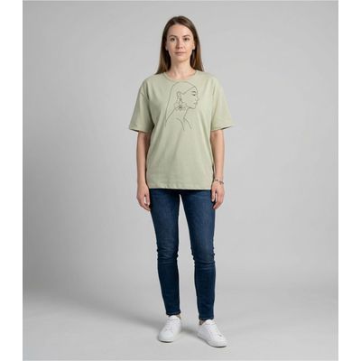Blusa Feminina Com Estampa Localizada Infinita Cor Verde GG / Verde