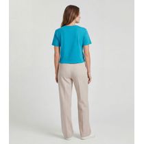 Blusa Feminina em Molecotton Viscose Infinita Cor Azul