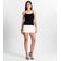 Blusa Feminina De Alça Poliamida Style Box Preto M / Preto
