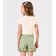 Blusa Cropped Infantil Ribana Canelada Trick Nick Bege 3 / Bege