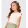 Blusa Cropped Infantil Ribana Canelada Trick Nick Bege 4 / Bege
