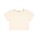 Blusa Cropped Infantil Ribana Canelada Trick Nick Bege 12 / Bege