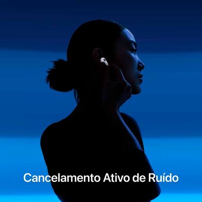 AirPods 4 com Cancelamento Ativo de Ruído Apple Branco