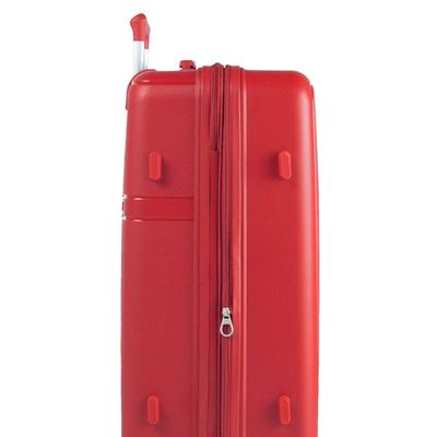 Mala Média 23kg Polipropileno 4 Rodas Santiago Vermelha M / Vermelho
