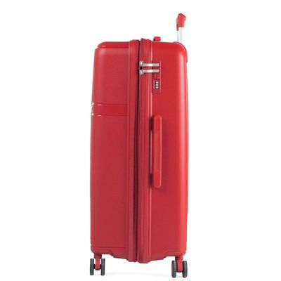 Mala Média 23kg Polipropileno 4 Rodas Santiago Vermelha M / Vermelho