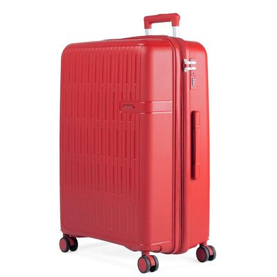 Mala Média 23kg Polipropileno 4 Rodas Santiago Vermelha M / Vermelho