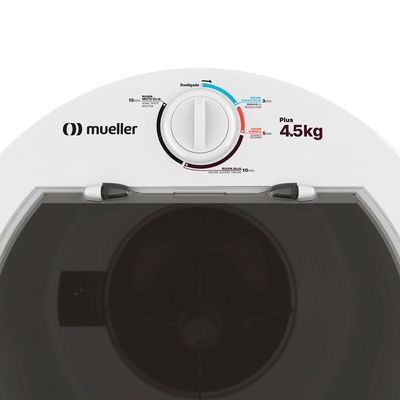 Lavadora de Roupas Plus 4,5kg Semiautomática Mueller Branco / 110v