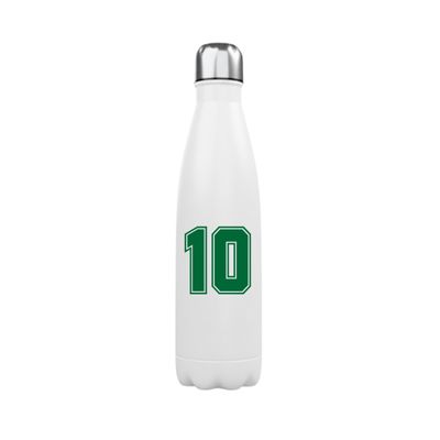 Garrafa Térmica Branca 500ml - Brasil Numero 10