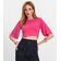 Blusa De Ribana Canelada Feminina Endless Rosa G / Rosa