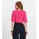 Blusa De Ribana Canelada Feminina Endless Rosa M / Rosa