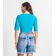 Blusa De Ribana Canelada Feminina Endless Azul GG / Azul