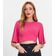 Blusa De Ribana Canelada Feminina Endless Rosa P / Rosa