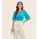 Blusa De Ribana Canelada Feminina Endless Azul M / Azul