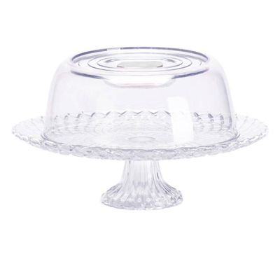 Kit Boleira de Vidro Tampa Confit com 6 Xícaras e Garrafa Térmica Vermelha Cazza