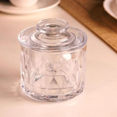 Manteigueira Francesa Diamond 8x9cm Vidro Mesa Posta Cozinha Porta Manteiga Lyor