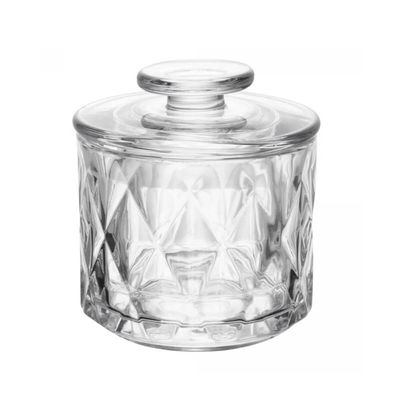 Manteigueira Francesa Diamond 8x9cm Vidro Mesa Posta Cozinha Porta Manteiga Lyor