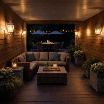Conjunto 8 Luminárias de Parede Lente Transparente Arandelas Soberana 1 Lamp E27 Bivolt Dital
