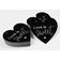 Etiqueta de Papel Metalizado 'Love' Isweet para Lembrancinha de Casamento para Pendurar - Inkdotpot 100 Etiquetas Metalizadas / Preto - Prata